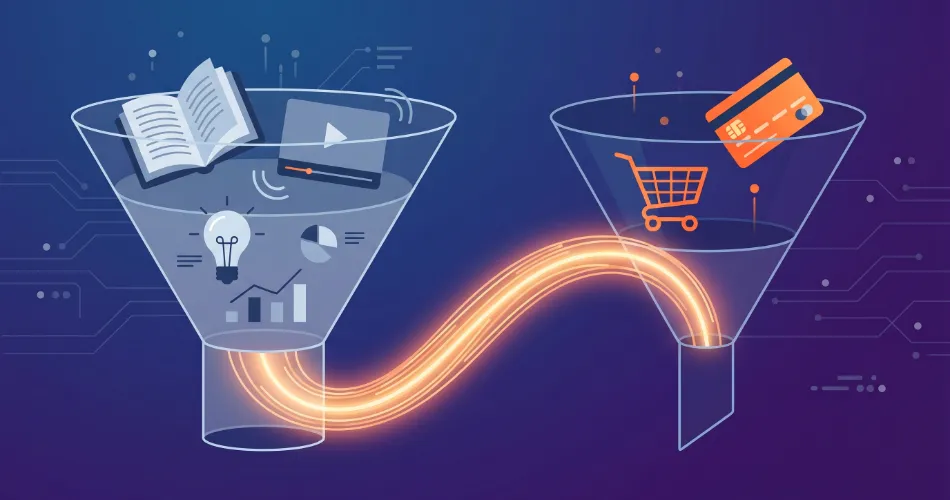 تفاوت قیف بازاریابی (Marketing Funnel) و قیف فروش (Sales Funnel) در جذب و تبدیل مشتری